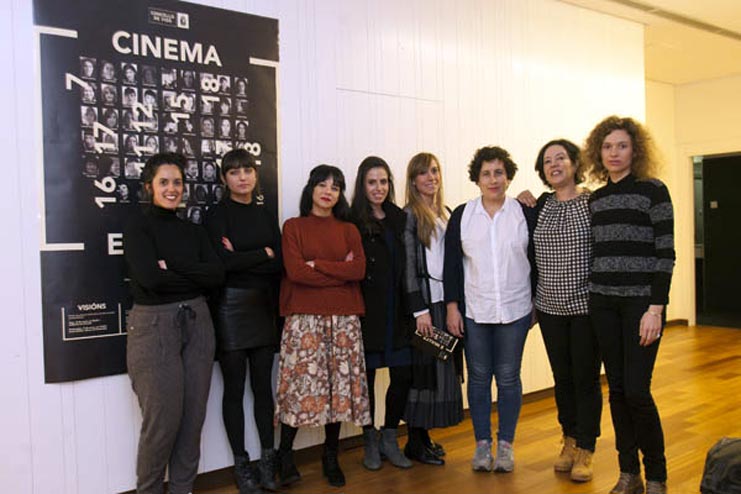 Grupo de participantes en CINEMA E MULLER